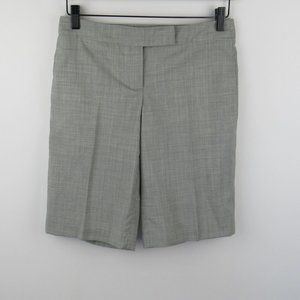 Aeve 100% Wool Plaid Trouser Shorts sz 2